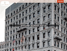 Tablet Screenshot of hotelwalesnyc.com